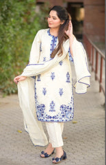 KHADDI NET STICHED 2PCS