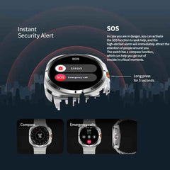 2025 Galaxy Watch 7 Ultra 47mm Smart Watch Bluetooth Call Men GPS NFC 47mm AMOLED Fitness Tracker Health Smartwatch For Samsung