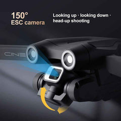 KBDFA MINI Z908Pro Max Drone 4K ESC Professional WIFI FPV Dron Obstacle Avoidance Brushless Four-Axis Folding RC Quadcopter Toys