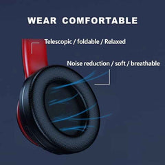 Lenovo HD200 Bluetooth Earphones Over-ear Foldable Computer Wireless Headphones Noise Cancellation HIFI Stereo Gaming Headset