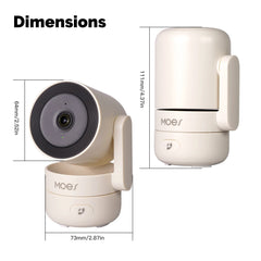 MOESTuya WiFi Indoor PanTilt Smart Security Camera 4MP HD