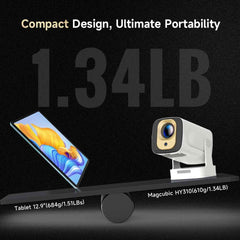 Magcubic HY310 Android 11 Projector 4K Native 1080P Auto Focus Native 330ANSI Dual Wifi BT5.4 Air Mouse Voice Home Outdoor Movie