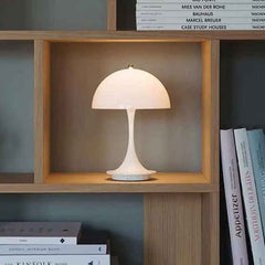 Modern Simple Pod Shaped Decorative Table Lamp, Rechargeable LED Dimmable Table Lamp, Bedroom Ambient Lighting