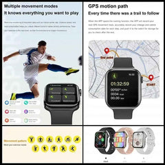 New GPS Smart Watch Men For Apple Watch 9 Series Always On Display Body Temperature BT Call NFC Women Smartwatch For IOS Android