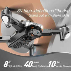 New P11 Max Drone 8K 5G HD GPS Professional Aerial Photography Dual Camera Obstacle Avoidanc Brushless Foldable Quadrotor 10000M