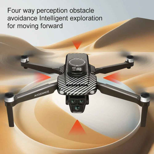 U33/U99 4.5-inch screen controlled drone GPS positioning dual camera brushless motor aircraft laser obstacle avoidance remote