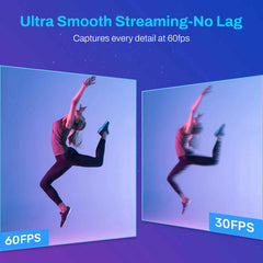 Webcam 4K Streaming Web Camera 1080P 60FPS USB Camera EMEET S600