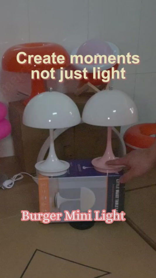 Modern Simple Pod Shaped Decorative Table Lamp, Rechargeable LED Dimmable Table Lamp, Bedroom Ambient Lighting